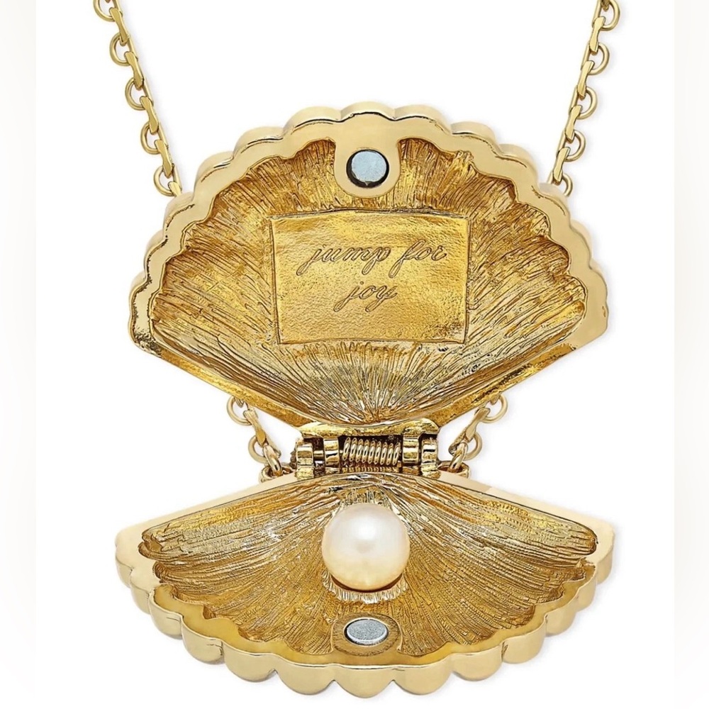 Kate Spade Clam Locket Necklace - Picture 3 of 3